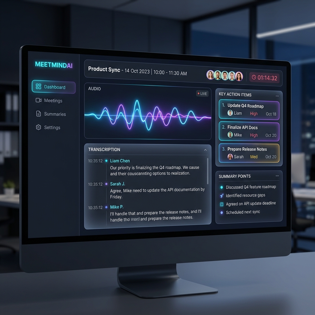 MeetMindAI Interface
