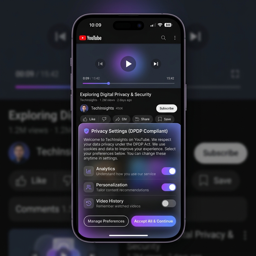 Project PrivacyHub Consent Redesign Interface