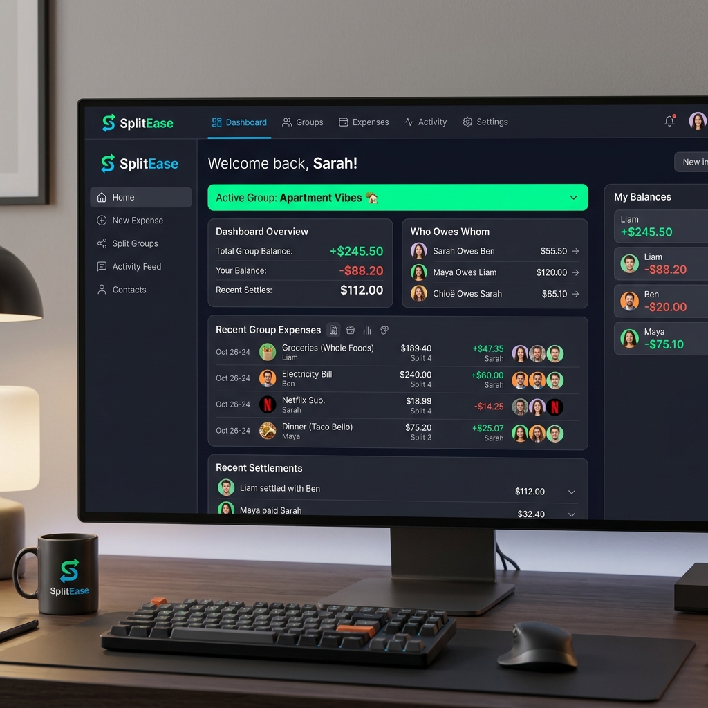 SplitEase Interface