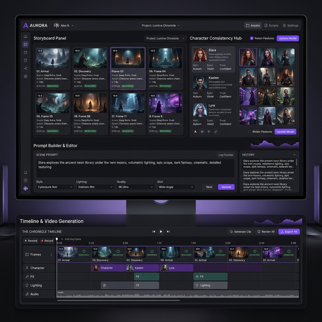 AI Visual Storytelling Pipeline